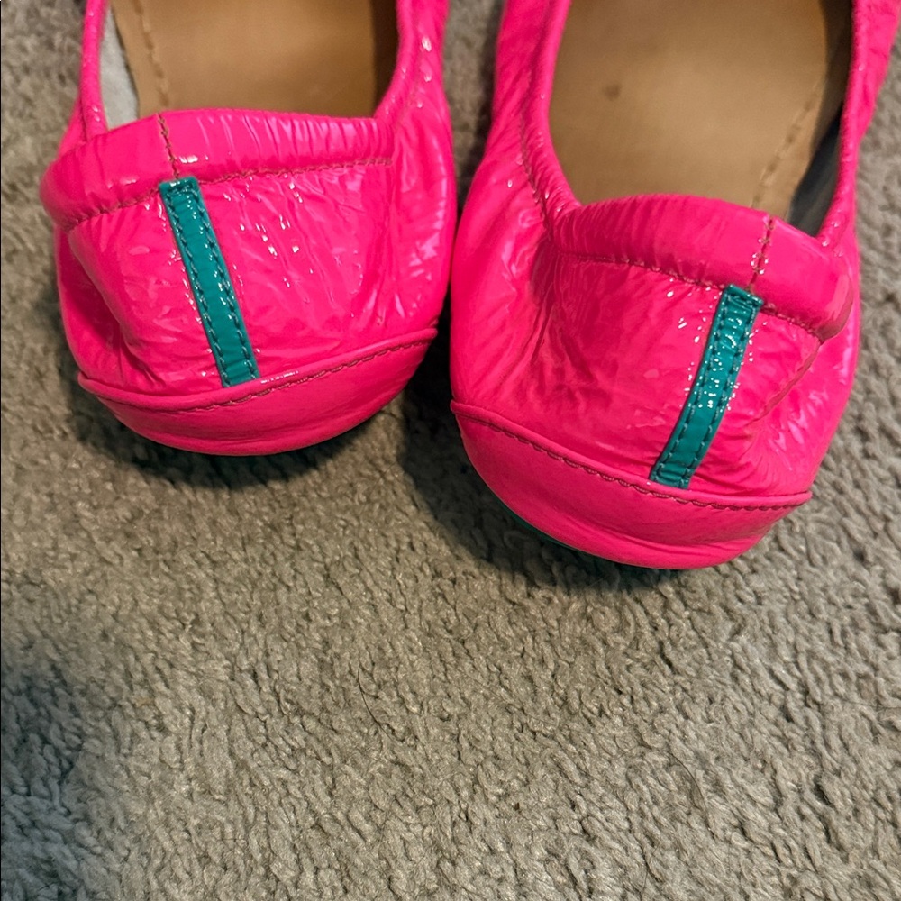 Tieks Hot Pink Ballet Flats - Picture 3 of 5